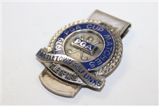 1979 PGA Cup Matches at Castletown Golf Links Sterling Silver Badge/Clip