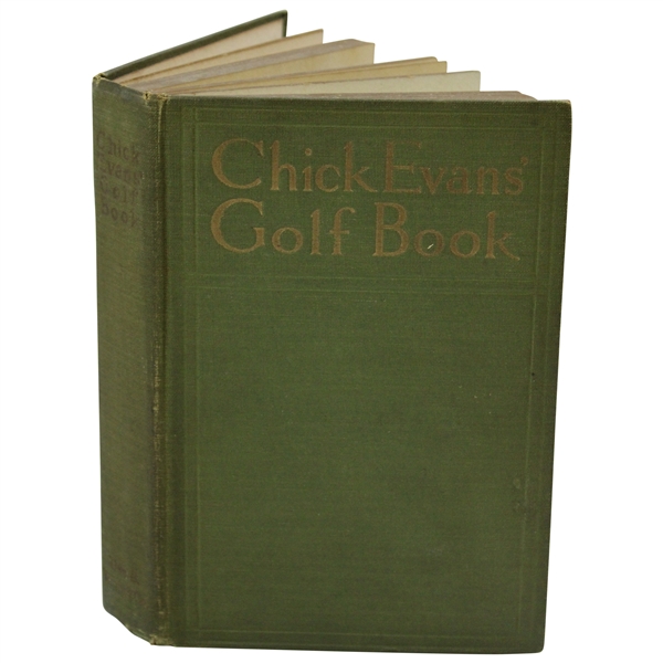 1921 Chick Evans Golf Book by Chick Evans