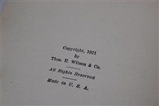1921 'Chick Evans Golf Book' by Chick Evans