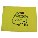 Ben Crenshaw Signed 2003 Masters Embroidered Flag JSA ALOA