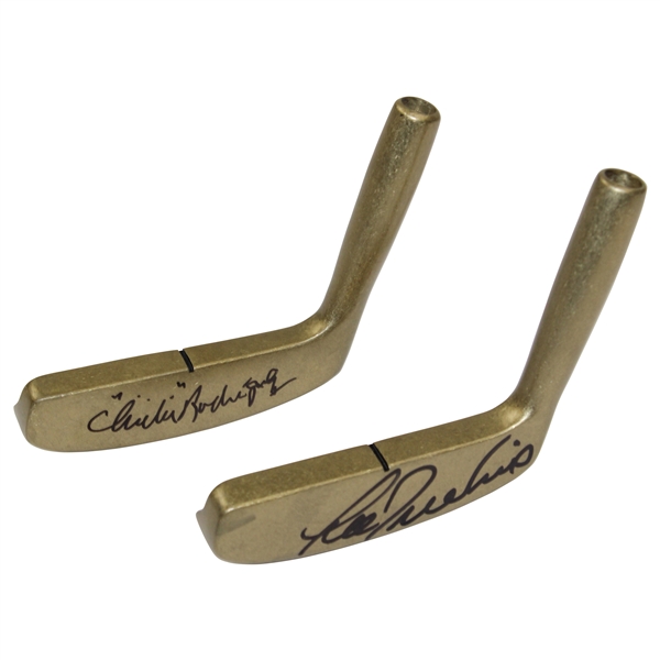Lee Trevino & Chi-Chi Rodriguez Signed C.A.T. Golf Putter Heads JSA ALOA