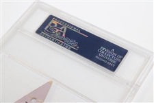 Champion Johnny Miller Signed 1973 US Open at Oakmont Ticket w/ '63' PSA #83833823