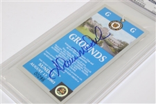 Champion Shaun Micheel Signed 2003 PGA at Oak Hill Ticket PSA #83833822