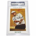 Ray Floyd Signed 1992 Mueller Enterprises Golf Card #381 PSA #83833817