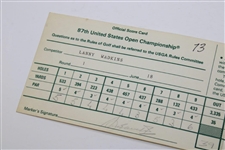 Seve Ballesteros & Lanny Wadkins Signed 1987 US Open at Olympic Club Official Scorecard JSA ALOA
