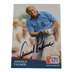 Arnold Palmer Signed 1991 Senior PGA Tour Pro Set Golf Card JSA ALOA
