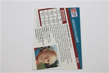 Arnold Palmer Signed 1991 Senior PGA Tour Pro Set Golf Card JSA ALOA