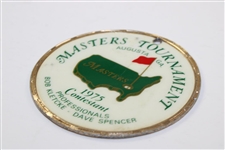 Bob Goalby's 1975 Masters Tournament Contestant Metal Bag Tag with Letter