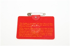 1972 Masters Tournament SERIES Badge #1254 - Jack Nicklaus Winner