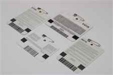 1997, 2001, 2002 & 2005 Masters Tournament SERIES Badges -Tiger Woods Winner