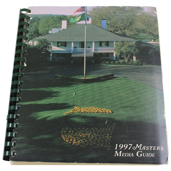 1997 Masters Tournament Official Media Guide - Tiger Woods Winner