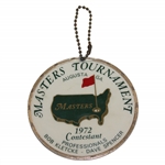 Lanny Wadkins 1972 The Masters Tournament Metal Bag Tag
