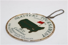 Lanny Wadkins' 1972 The Masters Tournament Metal Bag Tag