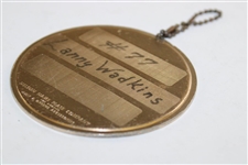 Lanny Wadkins' 1972 The Masters Tournament Metal Bag Tag