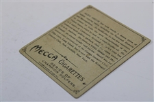 Vintage 1910 Alex Smith Mecca Cigarette Golf Card