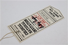 Billy Casper Signed 1964 Colonial National Invitation Sunday Golf Tournament Ticket JSA ALOA