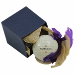 c.1914 Silver King Black Dot Mesh Patterned Golf Ball in Box - Made In England