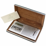 1981 Masters Tournament Gift Quartz Clock Radio with Card