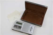 1981 Masters Tournament Gift Quartz Clock Radio with Card