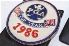Four (4) PGA Cup Crests - 1986 (x2), 1988 & Undated
