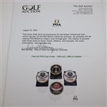 Four (4) PGA Cup Crests - 1986 (x2), 1988 & Undated