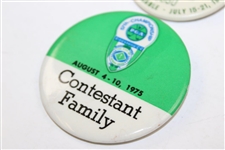 1957, 1967, 1972, 1975 & 1979 PGA Championship Guest/Family/PGA Official/Radio Badges