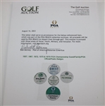 1957, 1967, 1972, 1975 & 1979 PGA Championship Guest/Family/PGA Official/Radio Badges