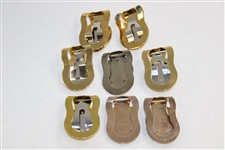 Eight (8) Ryder Cup Money Clips 1987, 1996, 2001, 2004 (x2), 2006 & Undated (x2)