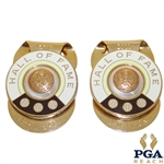 Two (2) 2011 PGA Hall of Fame Commemorative Money Clips - Jim Flick & Errie Ball