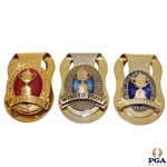 1996, 1997 & 1998 PGA Championship Badge/Money Clips