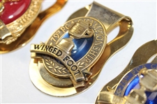 1996, 1997 & 1998 PGA Championship Badge/Money Clips