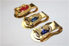 1996, 1997 & 1998 PGA Championship Badge/Money Clips