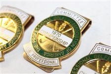 Five (5) PGA Championship Committee Badges - 1969, 1970 (x3) & 1971