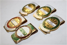 Five (5) PGA Championship Committee Badges - 1969, 1970 (x3) & 1971