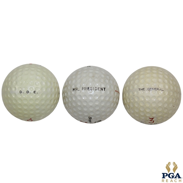 DDE, Mr. President & The General Personal President Dwight D Eisenhower Golf Balls