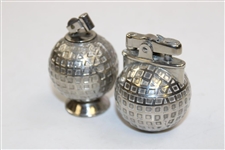 1930 Pittsburgh Post Gazette Miniature Golf Tournament Winners Golf Ball Lighter w/Unmarked Golf Ball Lighter