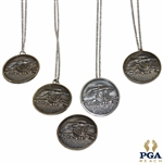 Five (5) 1977 PGA Championship at Pebble Beach Necklaces