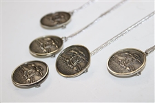 Five (5) 1977 PGA Championship at Pebble Beach Necklaces