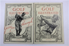 Twelve (12) 1934 Golf Illustrated Magazines - Volumes 40 #4-6, Volumes 41 #1-6, Volumes 42 #1-3