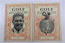 Twelve (12) 1934 Golf Illustrated Magazines - Volumes 40 #4-6, Volumes 41 #1-6, Volumes 42 #1-3