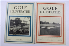 Twelve (12) 1934 Golf Illustrated Magazines - Volumes 40 #4-6, Volumes 41 #1-6, Volumes 42 #1-3
