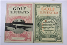 Twelve (12) 1934 Golf Illustrated Magazines - Volumes 40 #4-6, Volumes 41 #1-6, Volumes 42 #1-3