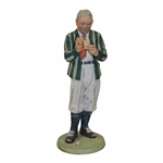 1986 Norman Rockwell “Old Man Tracy” Fine Porcelain Golf Figurine By Omnia Benedietine