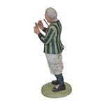 1986 Norman Rockwell “Old Man Tracy” Fine Porcelain Golf Figurine By Omnia Benedietine