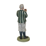 1986 Norman Rockwell “Old Man Tracy” Fine Porcelain Golf Figurine By Omnia Benedietine