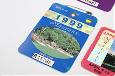 1998-2003 Masters Tournament SERIES Badges