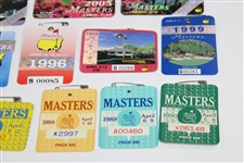 1981-2020 Masters Tournament SERIES Badges - Missing 1983, 1986 & 1997
