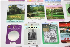 1981-2020 Masters Tournament SERIES Badges - Missing 1983, 1986 & 1997