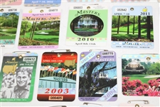 1981-2020 Masters Tournament SERIES Badges - Missing 1983, 1986 & 1997
