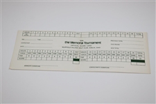 Jack Nicklaus Signed 1976 The Memorial Tournament at Muirfield Village GC Official Scorecard JSA ALOA